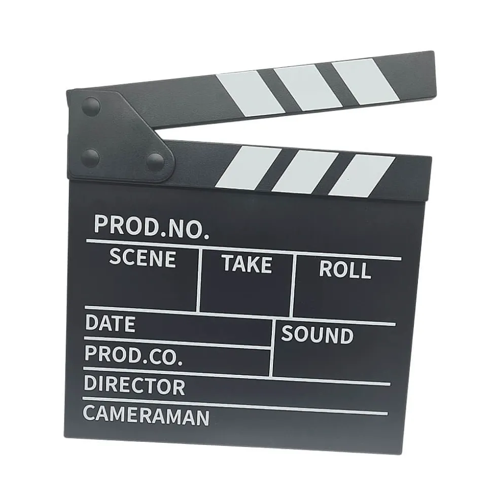 Claqueta de Cine - Accesorio Decorativo o para Disfraces