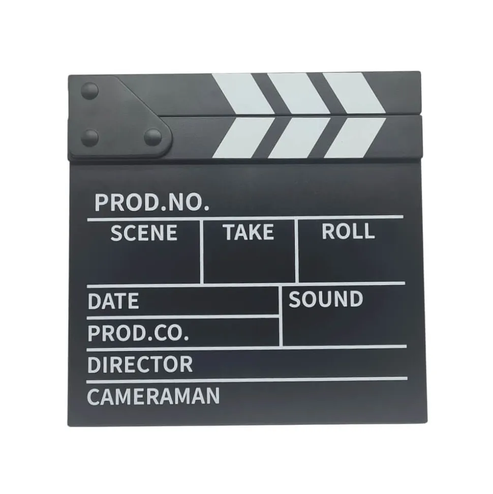 Claqueta de Cine - Accesorio Decorativo o para Disfraces