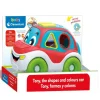 Clementoni Coche Actividades Tony, Formas y Colores Baby Arrastre