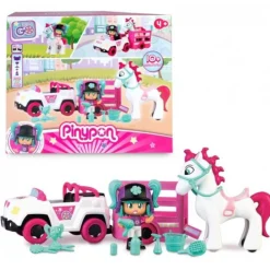 Sale Pinypon Coche con Remolque y Caballo Muñecos