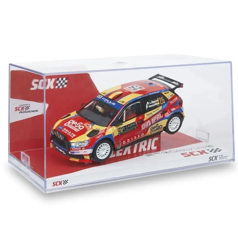 Coche Scalextric Skoda Fabia WRC2 - Pepe López escala 1:32