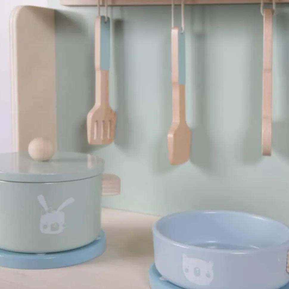 Cocina de madera menta Little Dutch