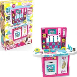 Outlet Barbie Cocina Infantil Fantasía Luxe Electrónica de Rosa
