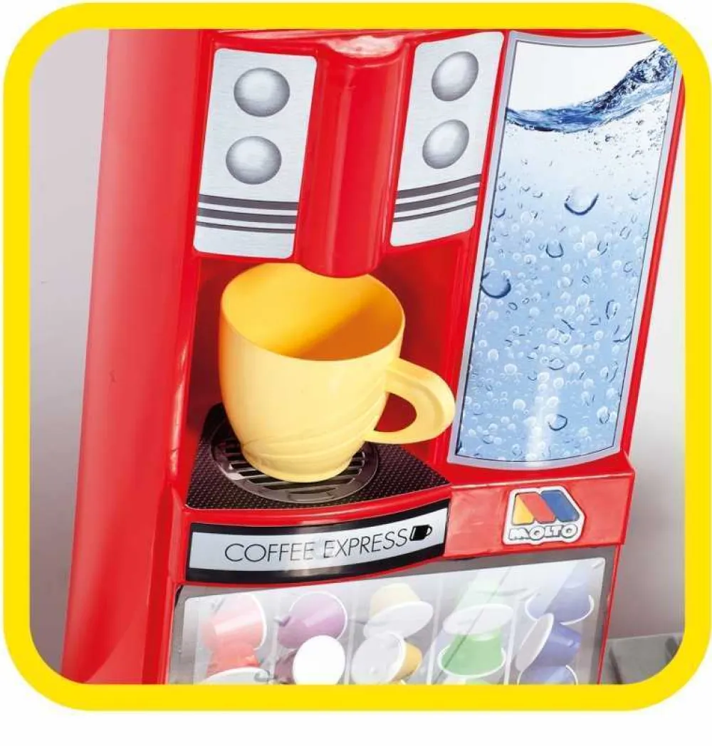 Sale Moltó Cocina Infantil Master kitchen 3 Módulos Roja-Gris