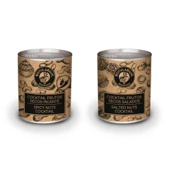 Cocktail picante (50g) y Cocktail salado (50g) Botularium (Pack con 5 latitas minibar de cada)