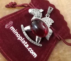 Discount Colgante Caballo Alado De Plata Vieja Y Marquesitas