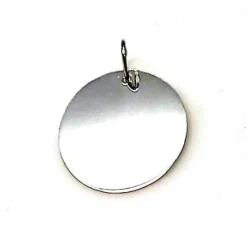 Colgante Círculo De Plata 18 Mm. Para Personalizar