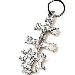 Clearance Colgante Cruz De Caravaca De Plata De Ley 3 Cm.