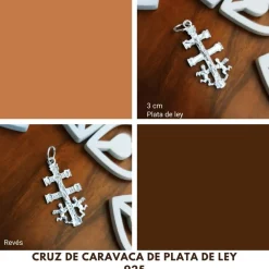 Clearance Colgante Cruz De Caravaca De Plata De Ley 3 Cm.