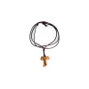 Discount Creatulote Colgante Cruz San Francisco de Asís de Madera de Olivo Mini de 13 mm de longitud