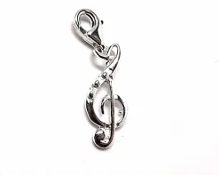 Colgante De Plata Clave De Sol Estilo Charms