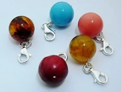 Hot Colgante De Plata De Ley Con Bola
