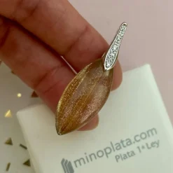 Colgante De Plata Rh Con Circonita Champan
