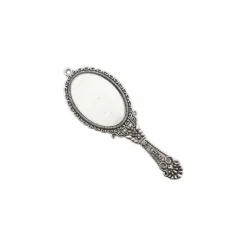 Outlet Creatulote Colgante espejo vintage. 70 mm de largo