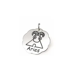 Online Colgante Horóscopo Aries En Plata De Ley