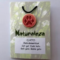 New Kimu Colgante huella de gato