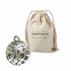 Outlet Creatulote Colgante Llamador de Ángeles con cascabel y filigrana 20 mm diámetro
