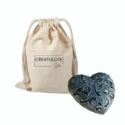 Discount Creatulote Colgante Llamador de Ángeles con Cascabel en forma de corazón calado 45 x 40 mm