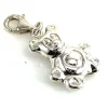 Colgante Osito Plata Estilo Charms