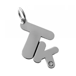 Sale Colgante Tk De Plata De Ley Con Piedra