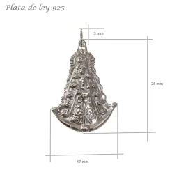 Discount Colgante Virgen Del Rocío De Plata