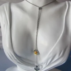 Collar acero regulable temática marina