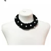 Collar artesanal mujer de tejido elástico