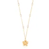 Collar con colgante Flor