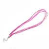Collar de organza rosa con cierre regulable 50 cm