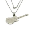 Collar Guitarra Eléctrica De Acero Inoxidable