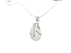 New Collar Hombre Pluma De Acero