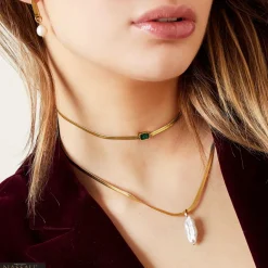 Outlet Nassau / Exclusive Collar Malla Acero Inox. 9002
