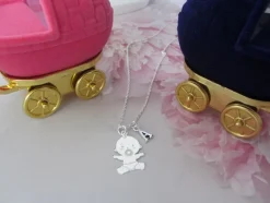 Collar plata bebé con inicial