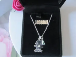 Collar plata bebé con inicial