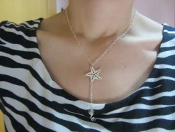 Collar plata de ley temática marina
