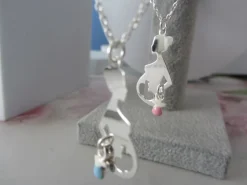 Clearance Che Carino Art Collar plata 925 mamá embarazada