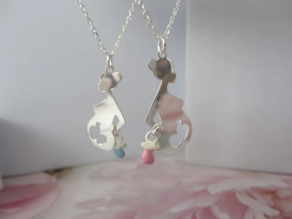 Clearance Che Carino Art Collar plata 925 mamá embarazada