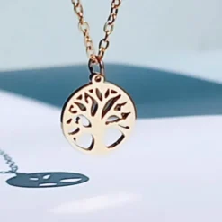 Hhedderich Collar Árbol de la Vida Acero