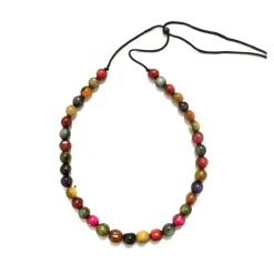 New Collar solidario de bolas de cebú Agua de coco