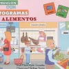 Comprensión con pictogramas. Los alimentos