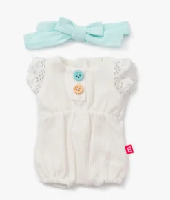 Conjunto ibicenco body y lazo (38 cm)