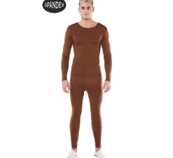Conjunto Maillot Spandex en 2 piezas color Marron para hombre