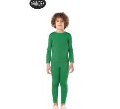 Hot Conjunto Maillot Spandex en 2 piezas color Verde para niños