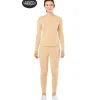 Conjunto Maillot Spandex en 2 piezas color Beige para mujer