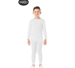 Conjunto Maillot Spandex en 2 piezas color Blanco para niños