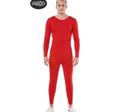 Conjunto Maillot Spandex en 2 piezas color Rojo para hombre