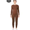 Clearance Conjunto Maillot Spandex en 2 piezas color Marron para mujer
