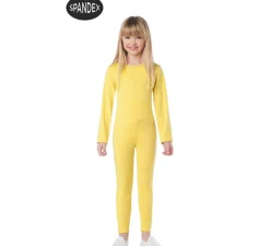 Conjunto Maillot Spandex en 2 piezas color Amarillo para niños