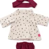 Conjunto vestido, braguita y cinta dune (38 cm)