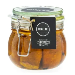 Discount Guallar Conserva Gourmet de Chorizo Picante en Aceite de Oliva Virgen Extra -